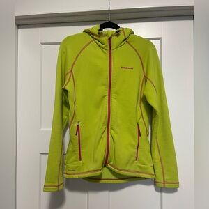 Bright Yellow & Pink Fleece Jacket